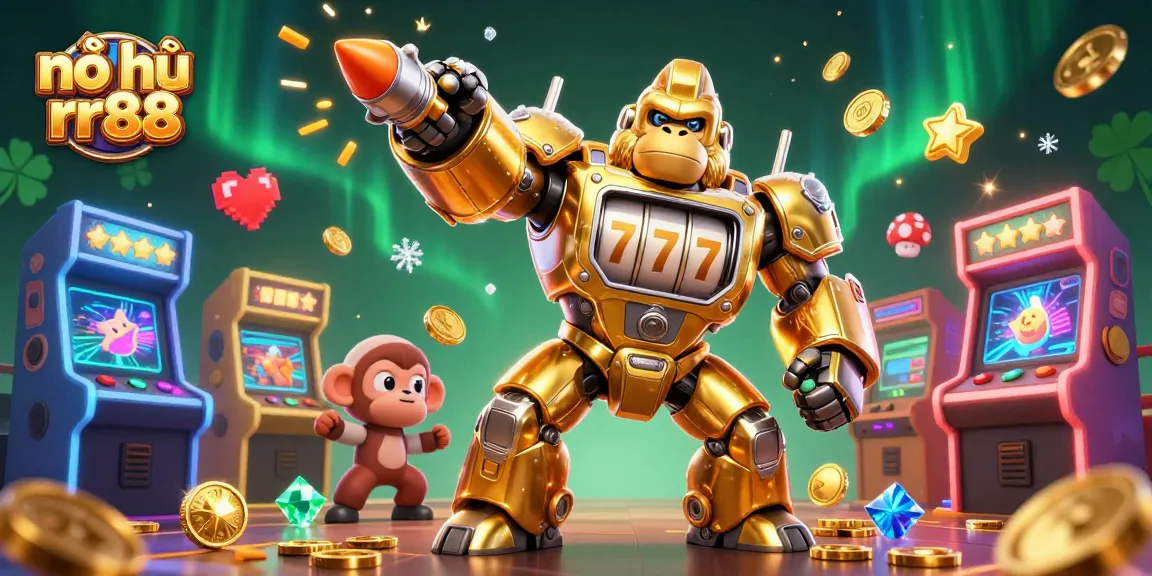 Engage in nổ hũ rr88 with a dynamic golden mech medley of casino games and jackpots